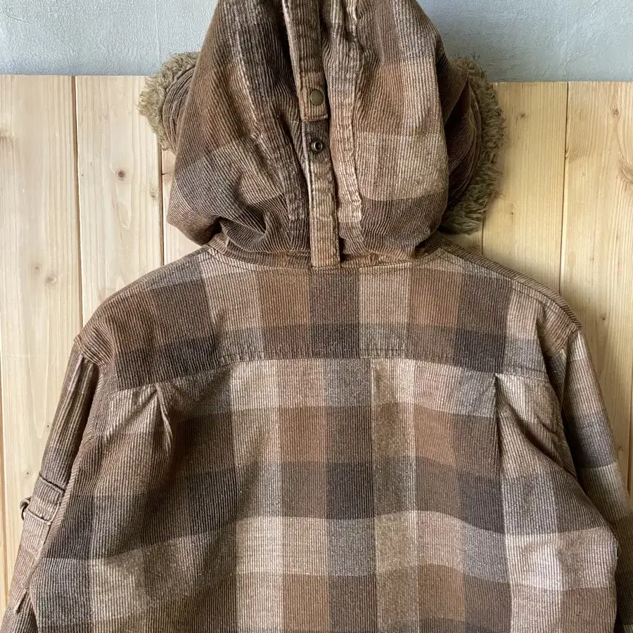 울리치 브라운 체크 자켓 Woolrich Brown Check Jacke