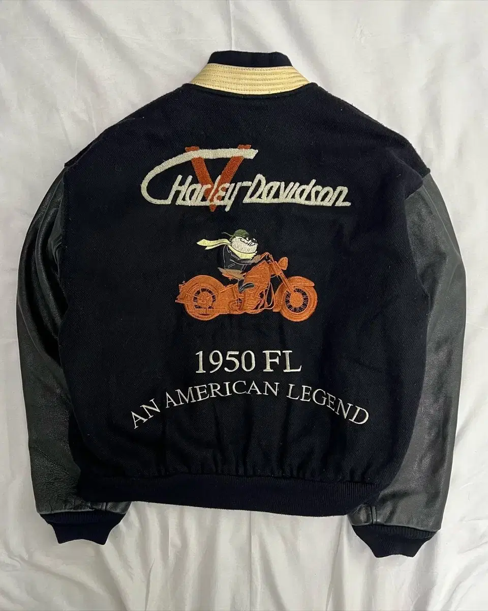 90s Harley-Davidson Tez Rider Varsity Jacket