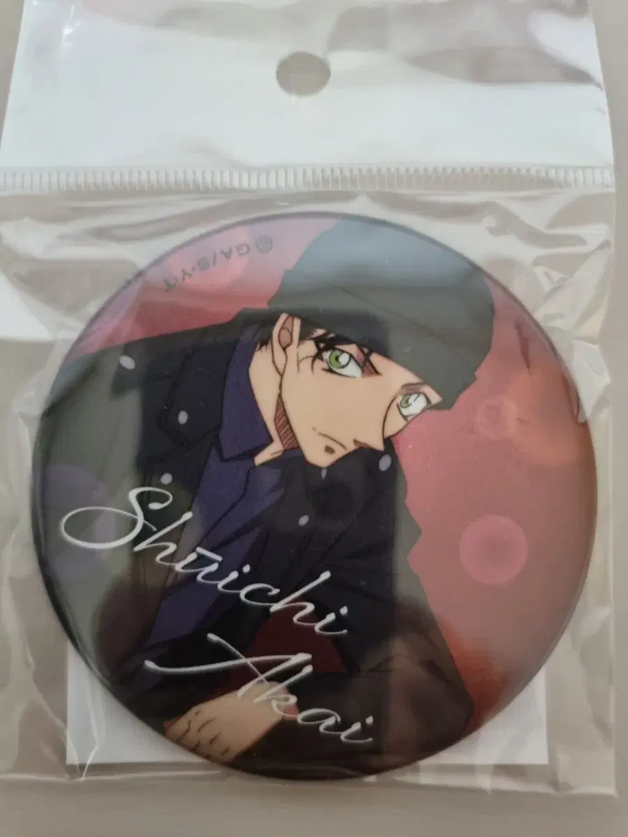 Detective Conan Akai Shuichi Can Badge