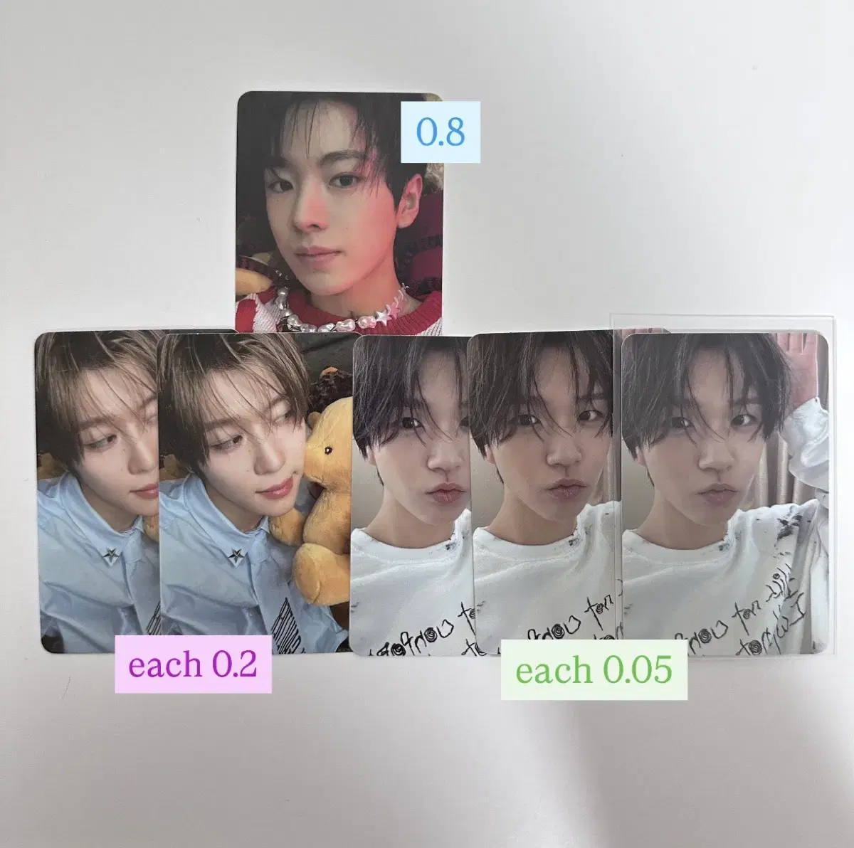 NCT wish Steady album photocard wts (U, Sion, Daeyoung)