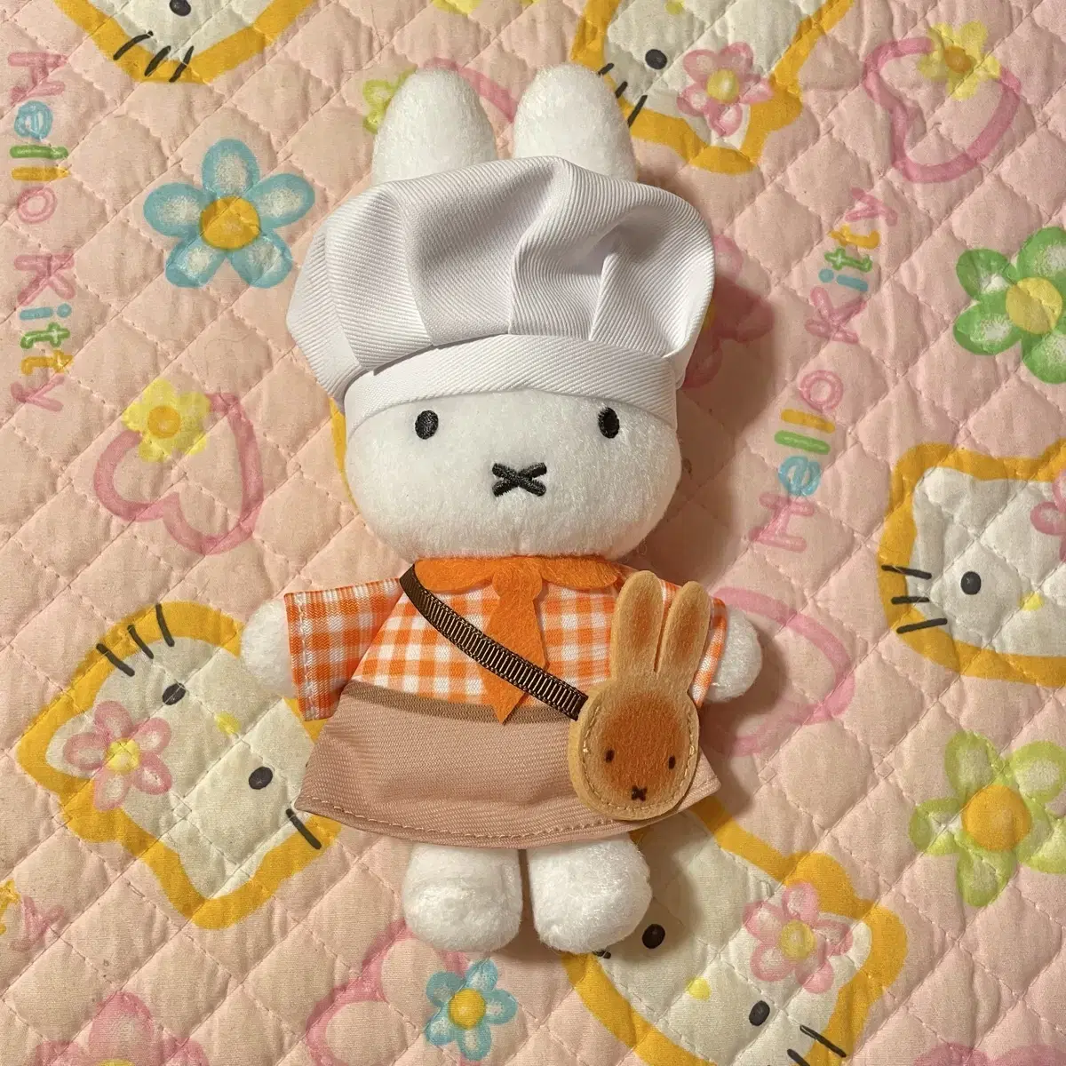 Miffy the baker doll keyring chef maid bunny doll strap