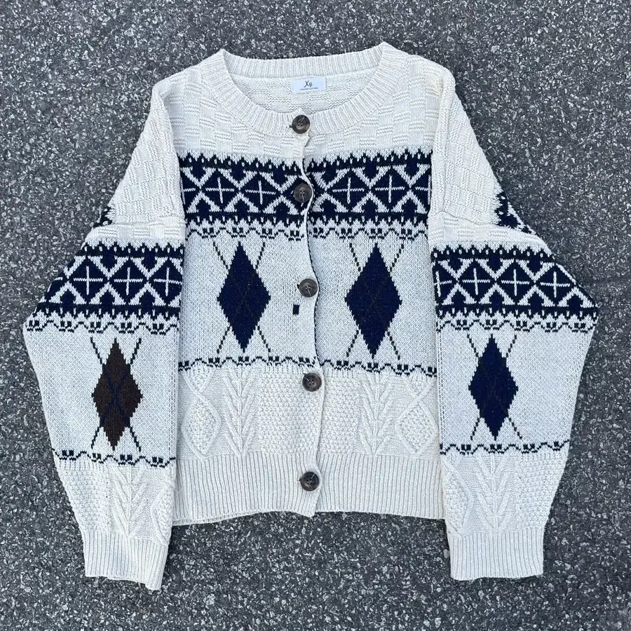 아가일 가디건 Vintage Argyll Cardigan