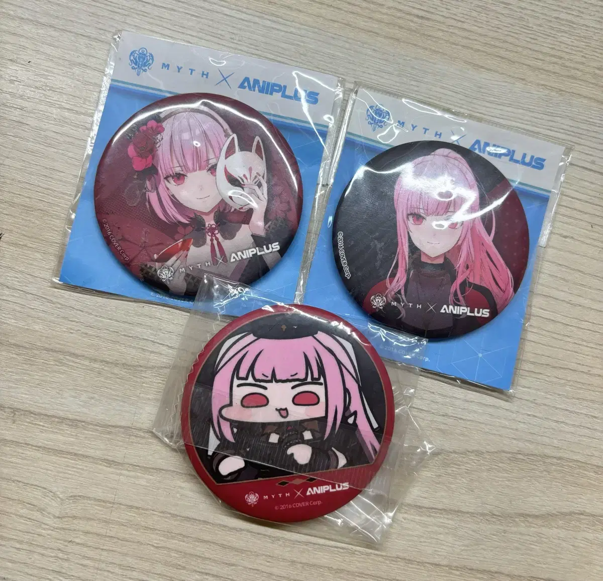 ANYPLUS HoloLiveen Cali Collaboration Can Badge sells