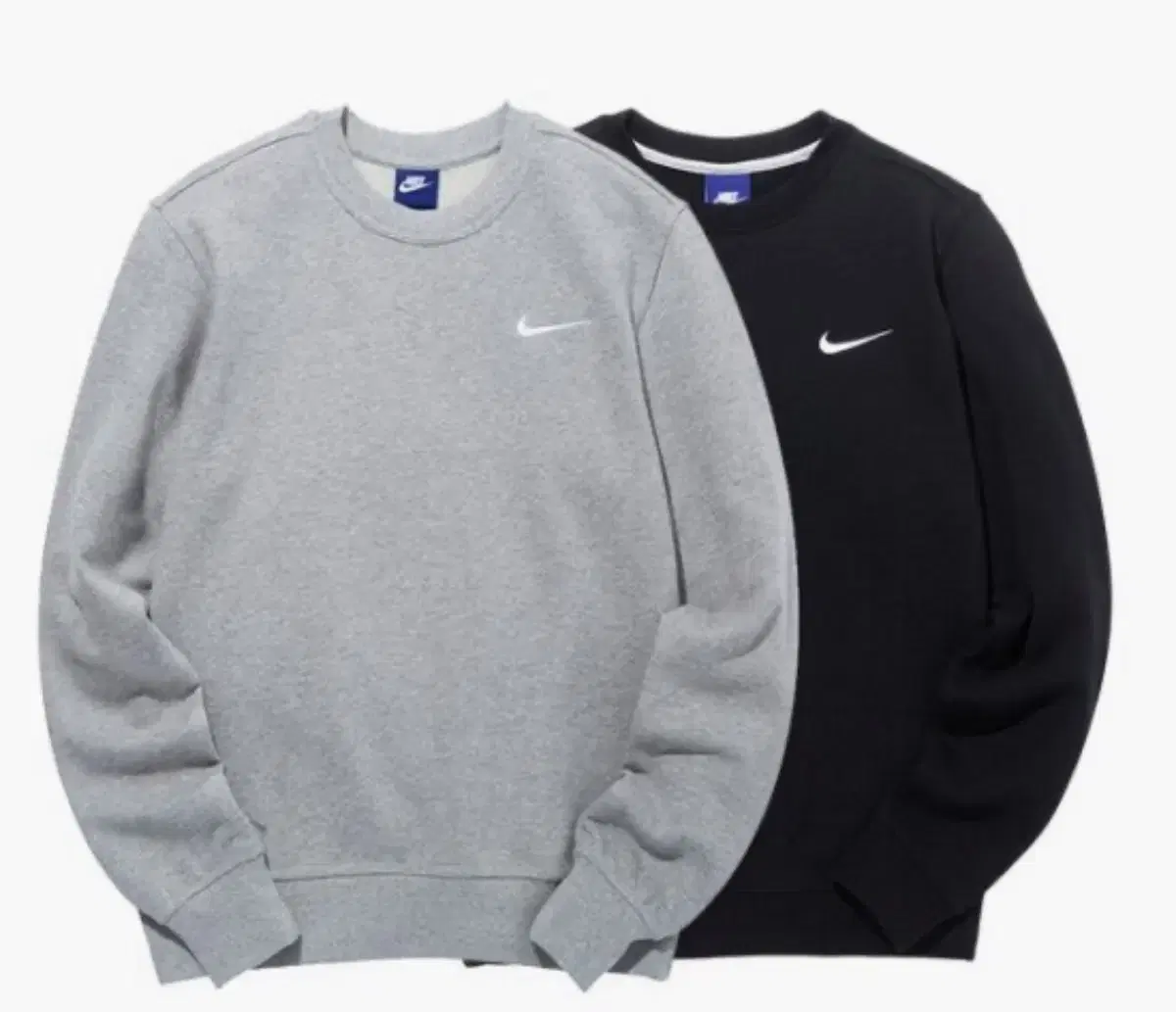 New) Nike Swoosh Round Tops Black Gray