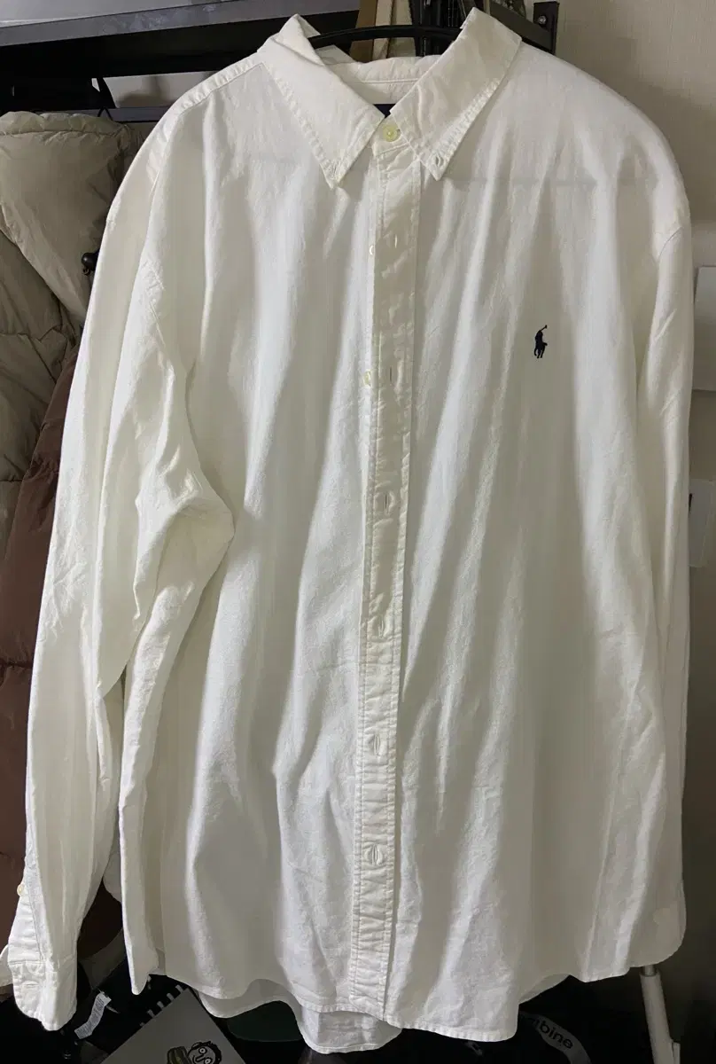 [XXL New] Polo Ralph Lauren Classic Fit Shirt White