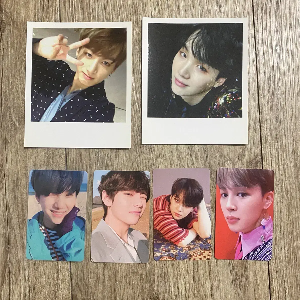 BTS jungkook suga v jimin Official Photocard