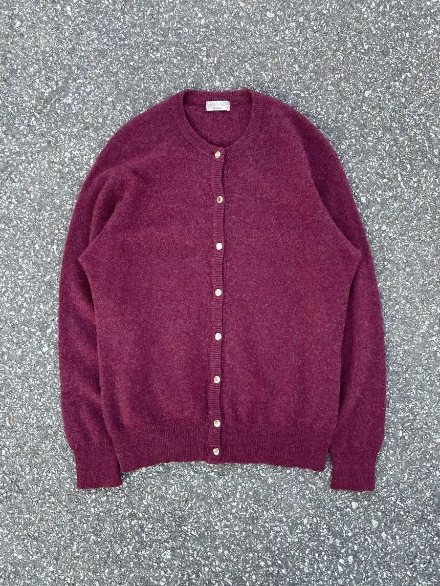 Renown Burgundy Wool Cardigan