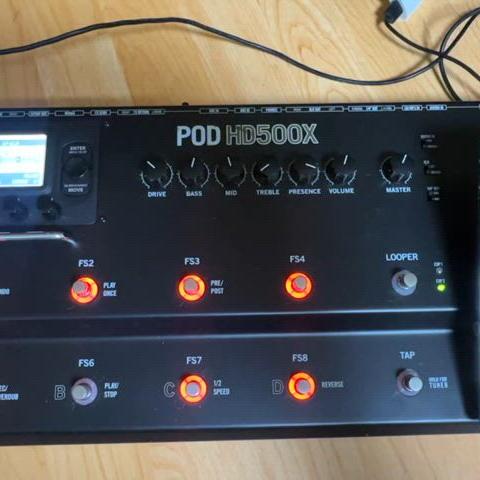 Line 6 POD HD500X 멀티이펙터 네고도 받습니다!