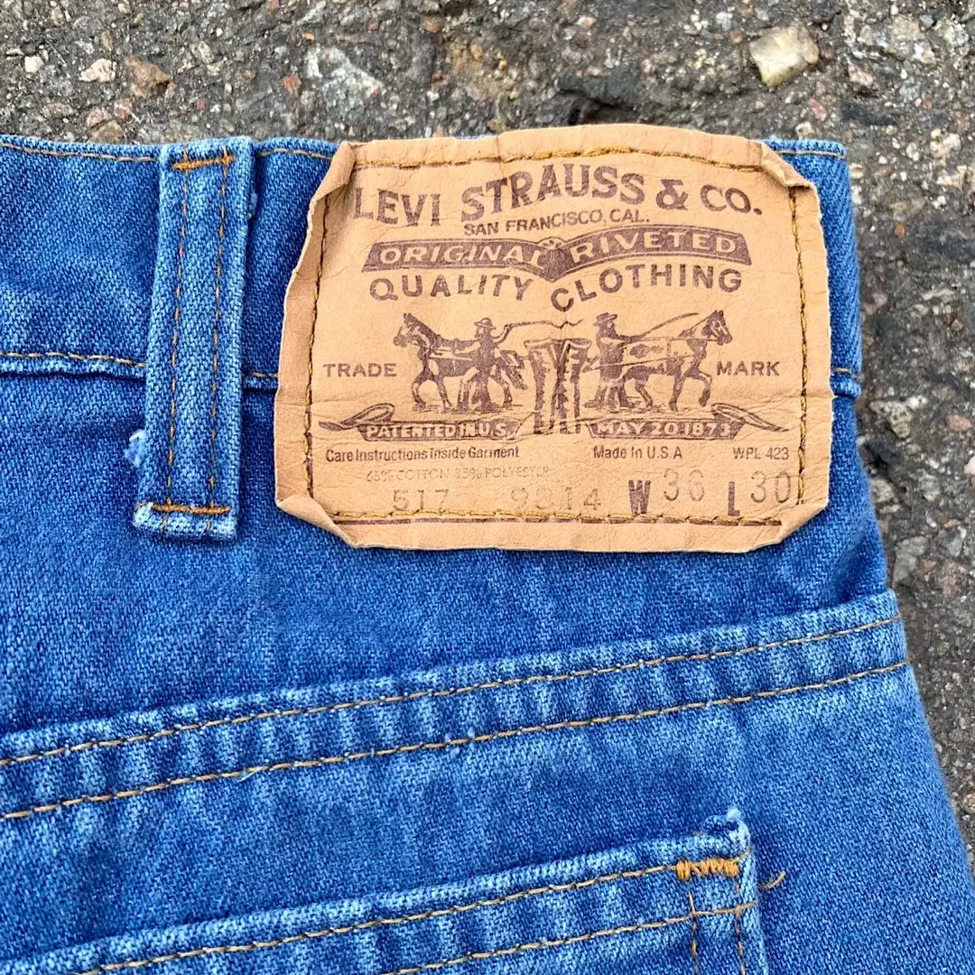 [34] 80s Levis 517 denim pants