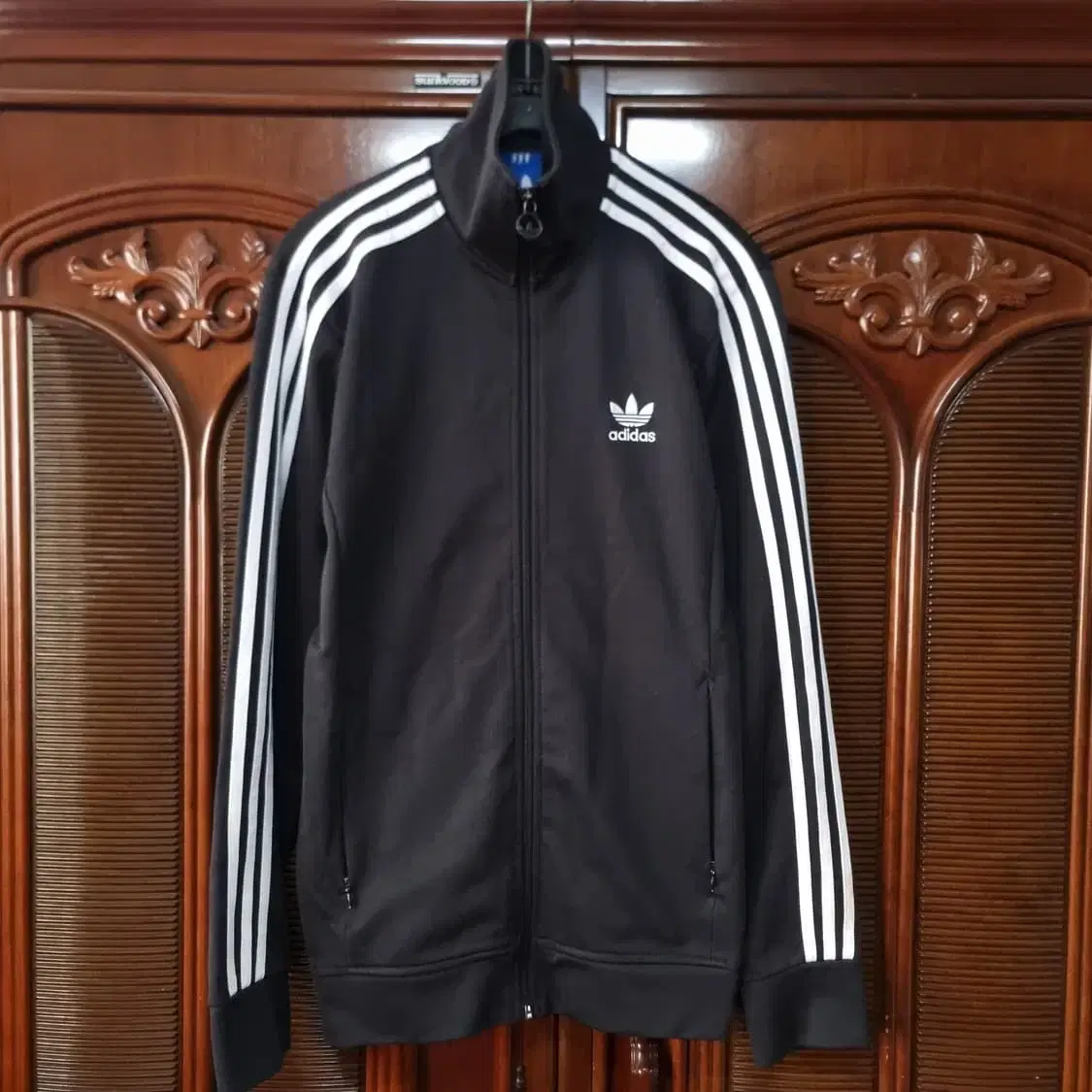 아디다스(ADIDAS) 오리지널 블랙 유로파 트랙 져지 XL