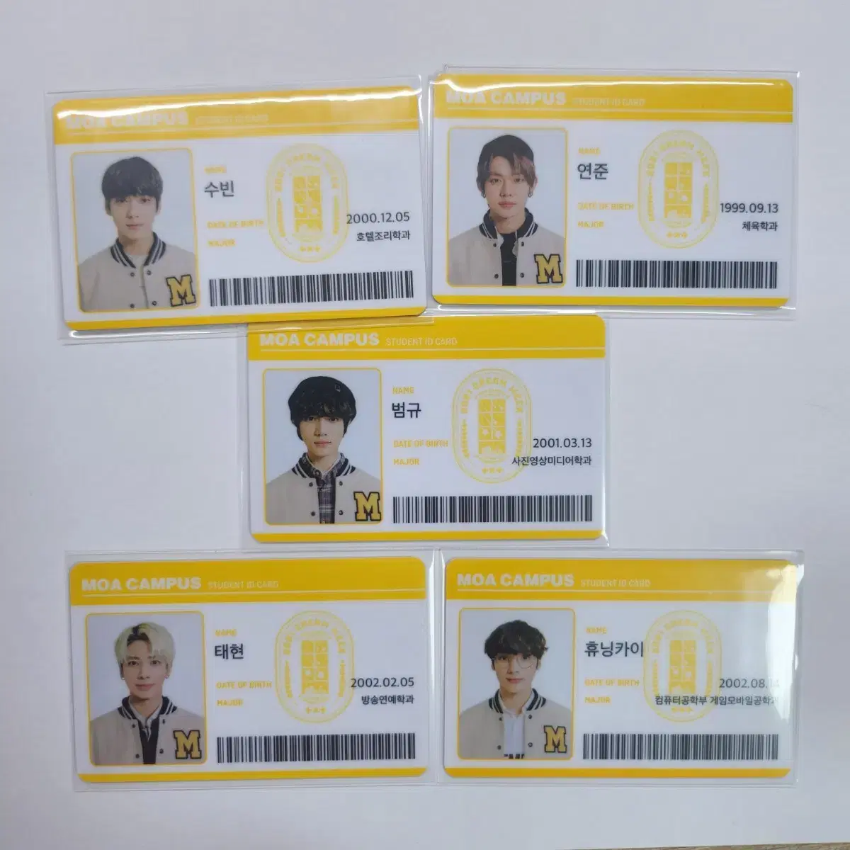 Tubatu 2021 Dream Week ID txt photocard bulk Jeonmem Moa Campus signature Sign