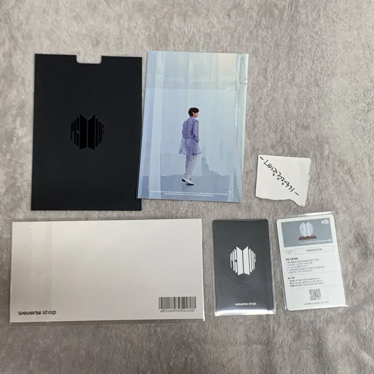 BTS V Proof 예판특전 / 뷔 프루프특전+세컷필름+엽서+인더섬