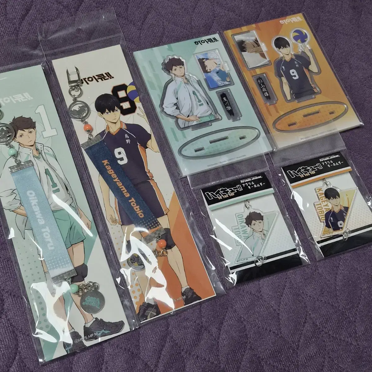 <미개봉 원가이하> haikyuu Kageyama Oikawa New World pop up Store acrylic