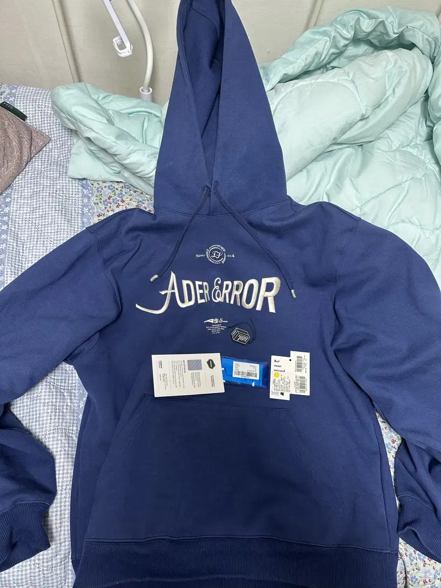 Adderall Vari Logo Hoodie Navy A2