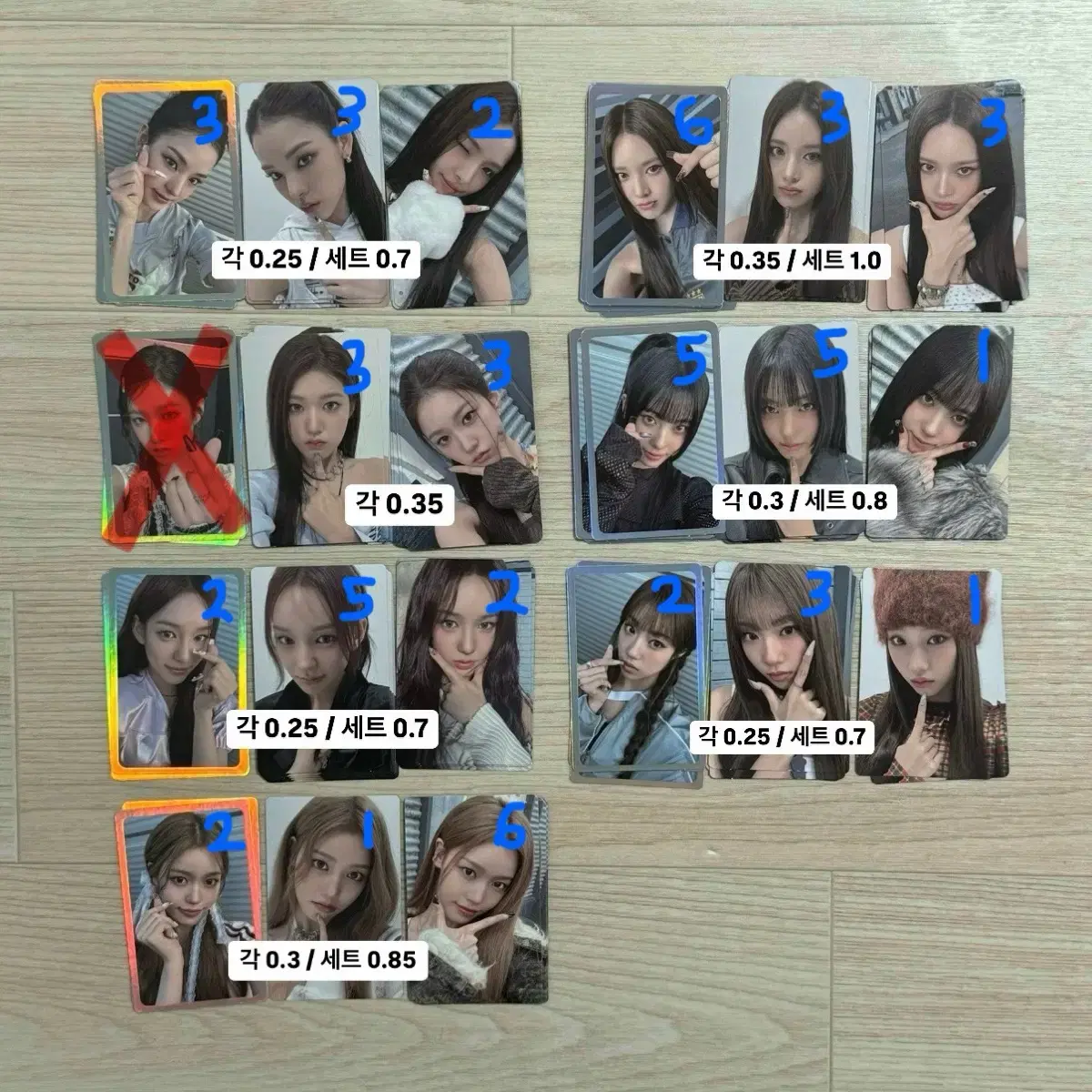 izuna oliveyoung tc photocard photocard wts buncheol sell mybangmin jimin jiyoon coco