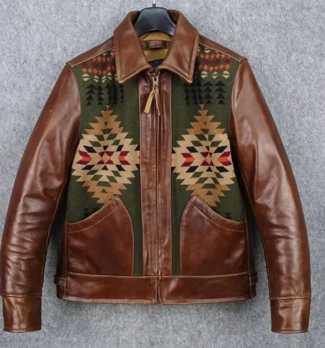 Navajo suede cowhide jacket