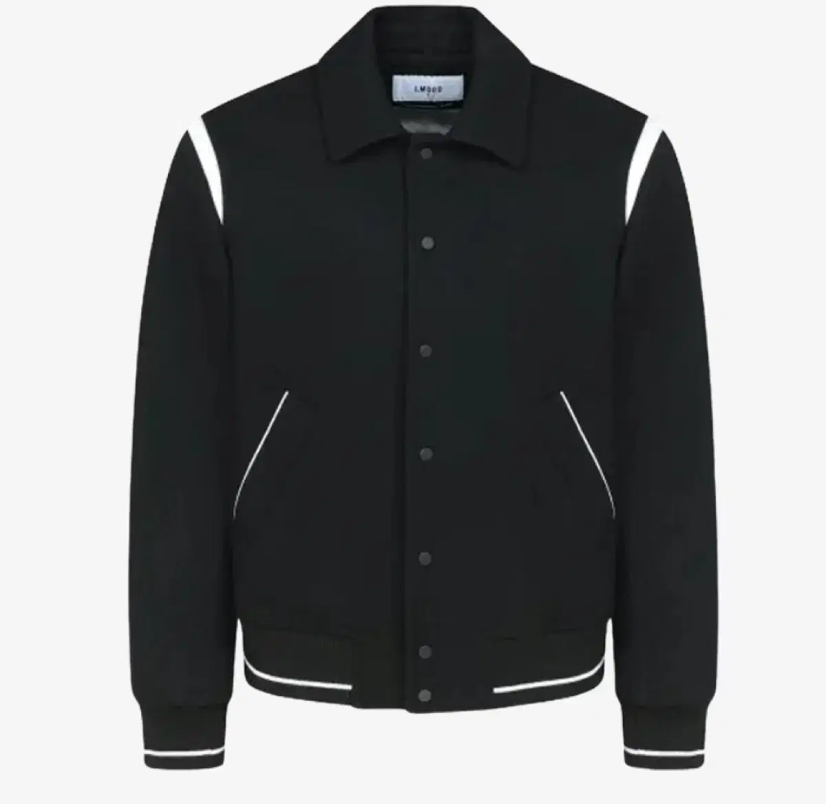 Elmood Contemporary Varsity Jacket Black 46