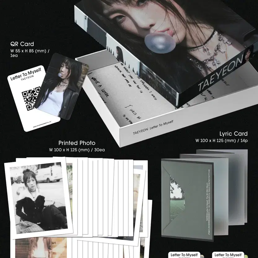 태연 Letter To Myself 앨범 Myself Ver. 미개봉