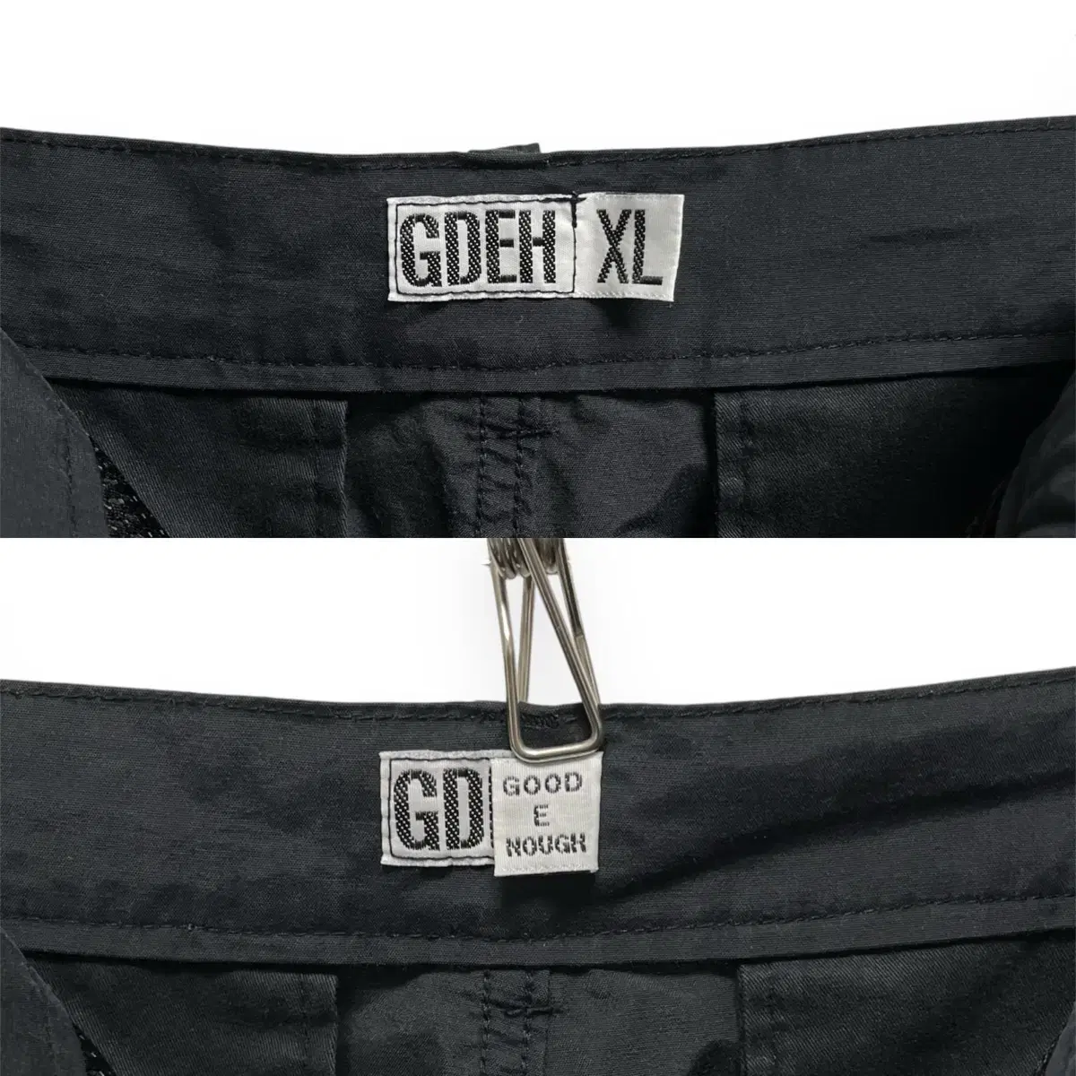 굿이너프(GDEH) 아카이브 파라슈트 팬츠, XL / 후지와라 히로시