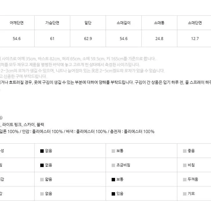 나인 핑크 퍼카라 숏패딩