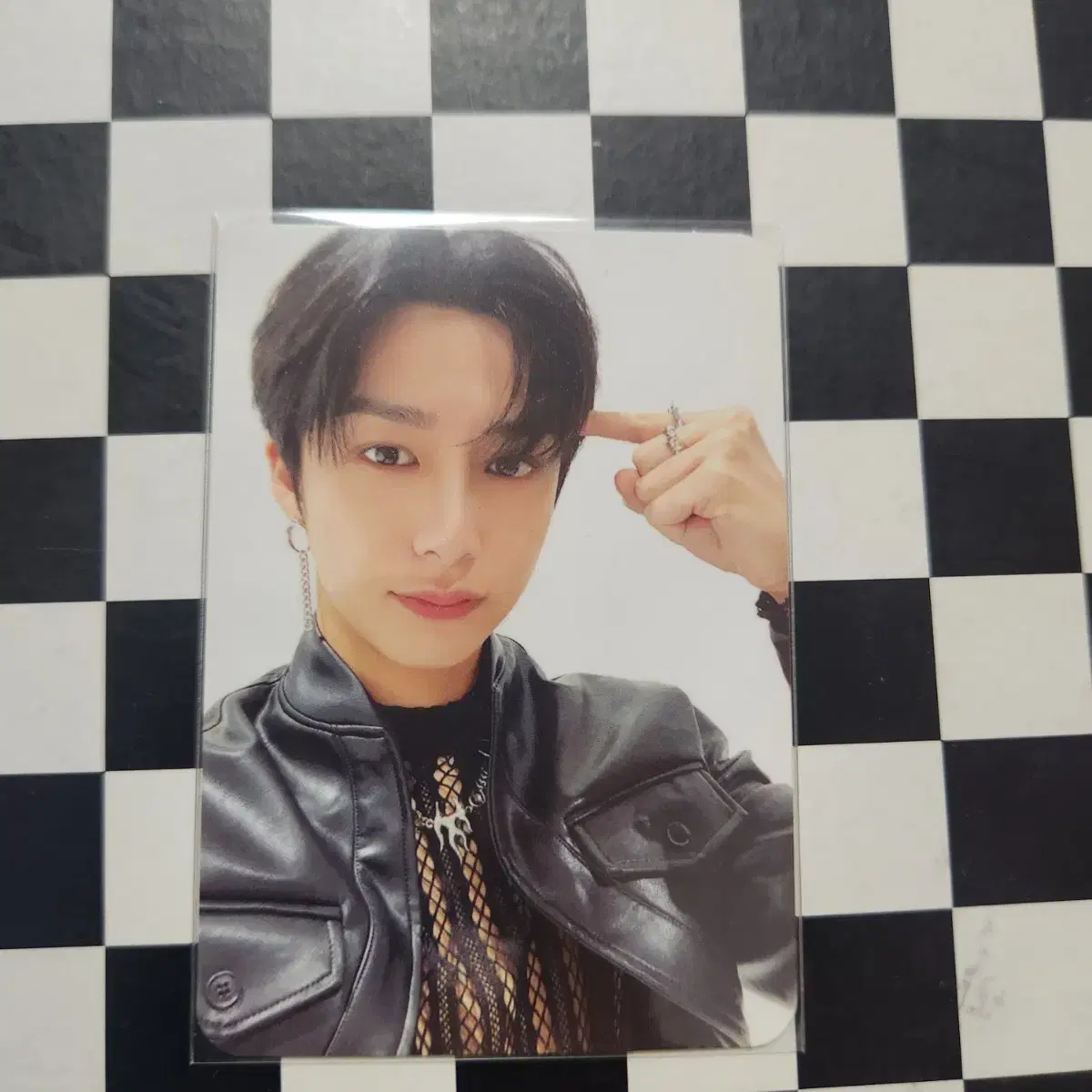 monsta x monstax photocard hyungwon risen cassette tape