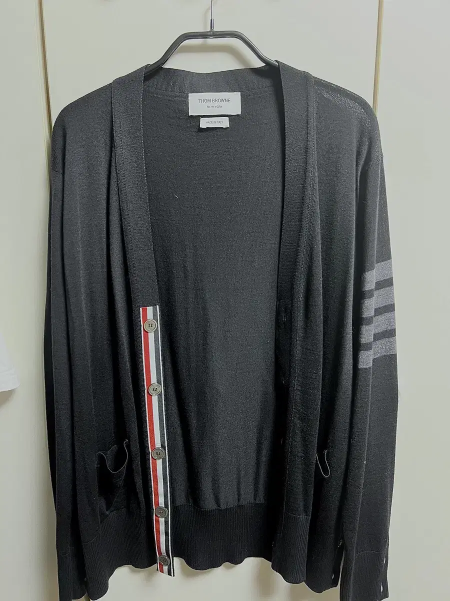 (2) Thom Browne Wool Cardigan Black