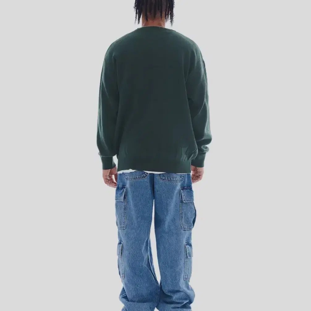 가터갤러리 PIGMENT CARGO DENIM PANTS BLUE_M