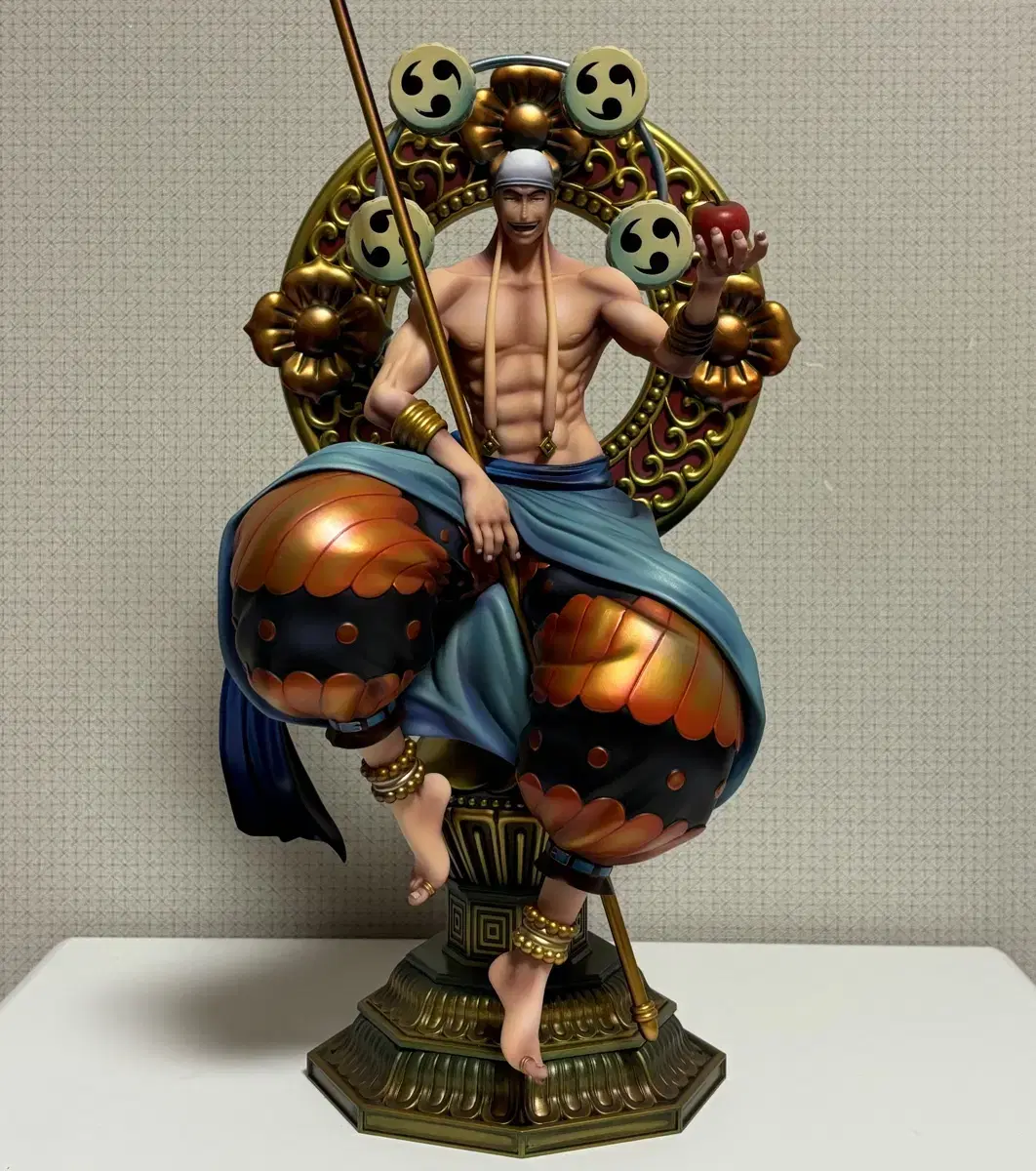 POP Maximum Enel ONEPIECE Figures Mega House Resin Statue Haneul