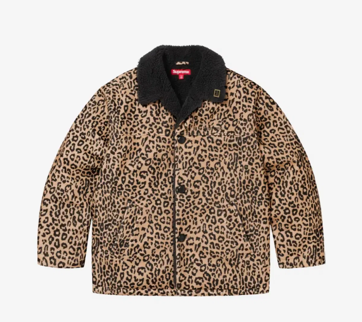 Supreme Kinderman Corduroy Car Coat Leopard