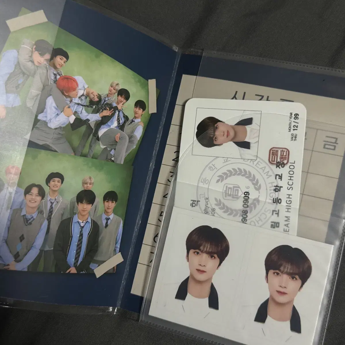 NCT Dream High School Dream High School Student Handbook Student Certificate haechan Unofficial Goods