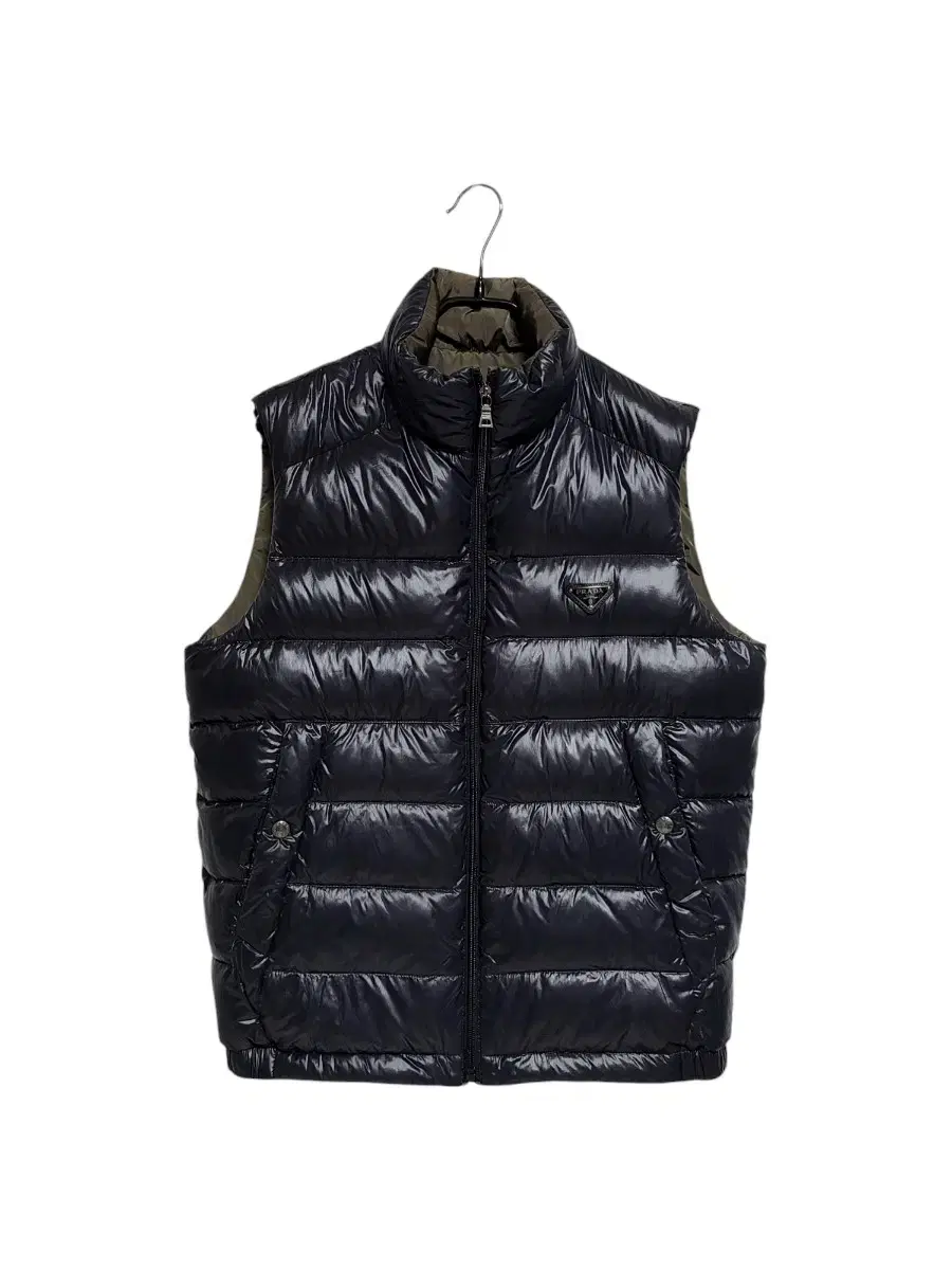 Prada Triangle Logo Reversible Padded Vest