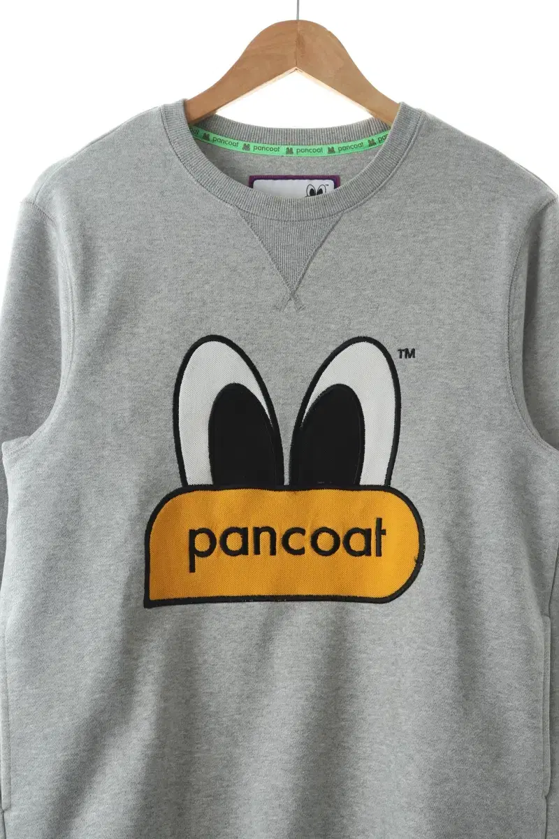 (M) Pancot Man T-Shirt Grey Big Logo Amekazi-106AB