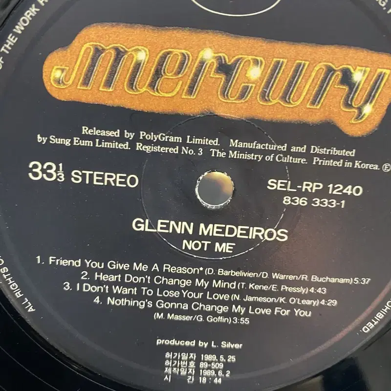 GLENN MEDEIROS LP / AA4620