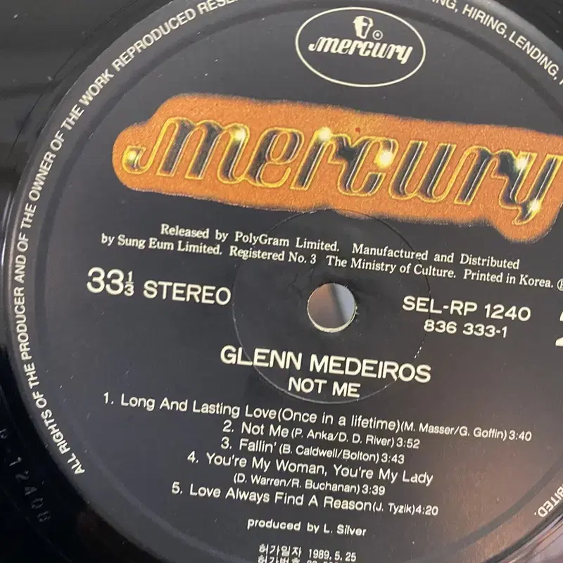 GLENN MEDEIROS LP / AA4620