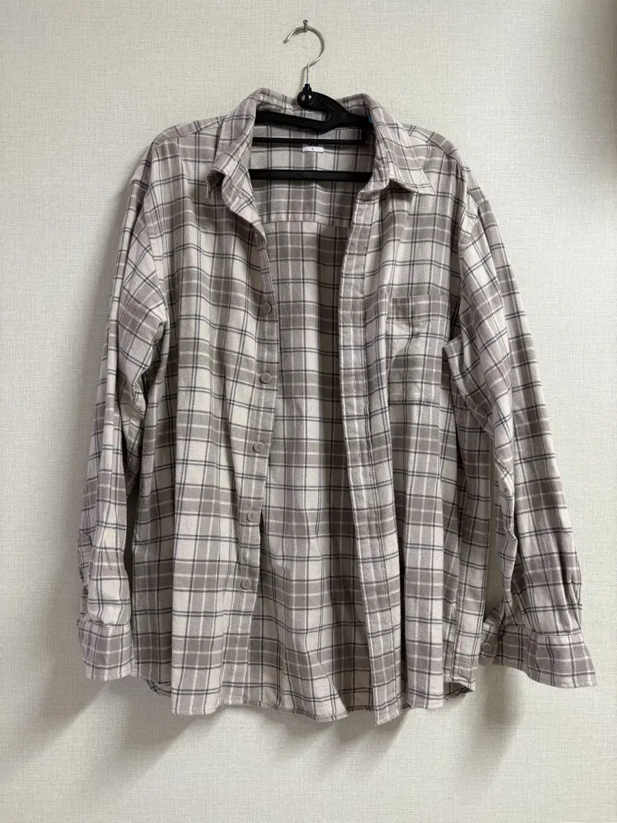 Uniqlo Flannel shirt L beige