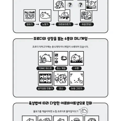 취준생 육성게임: 죠르디 다마고치