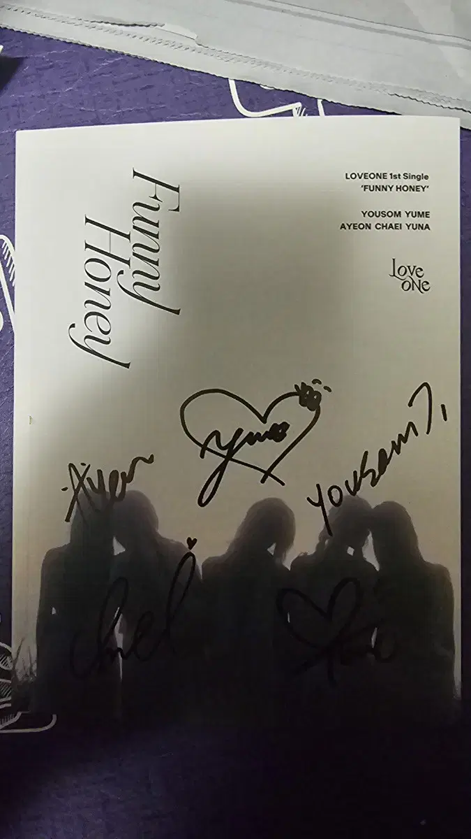 LOVE ONE LOVE ONE Non-sale signed album