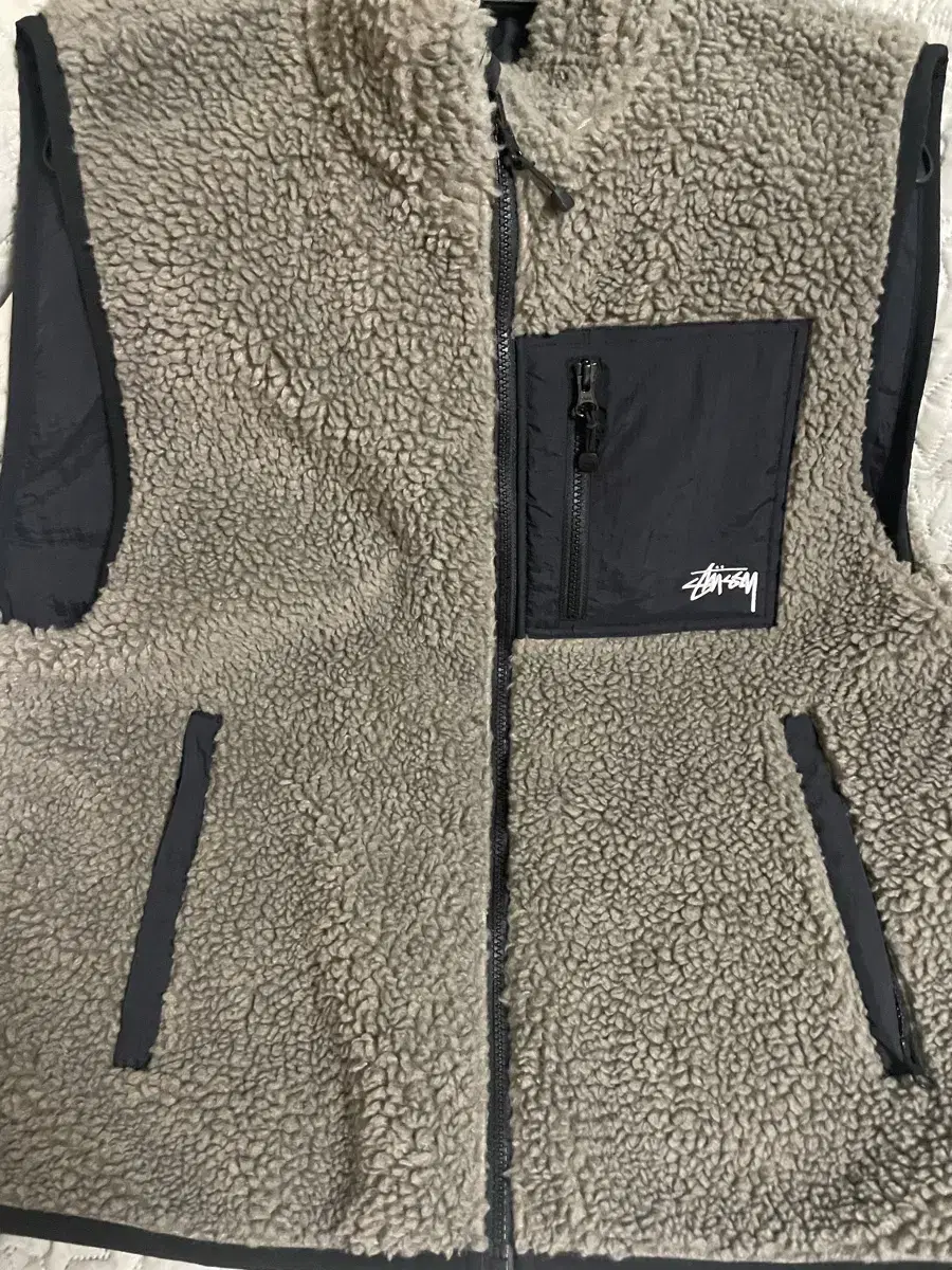 Stussy Sherpa Reversible Best Stone