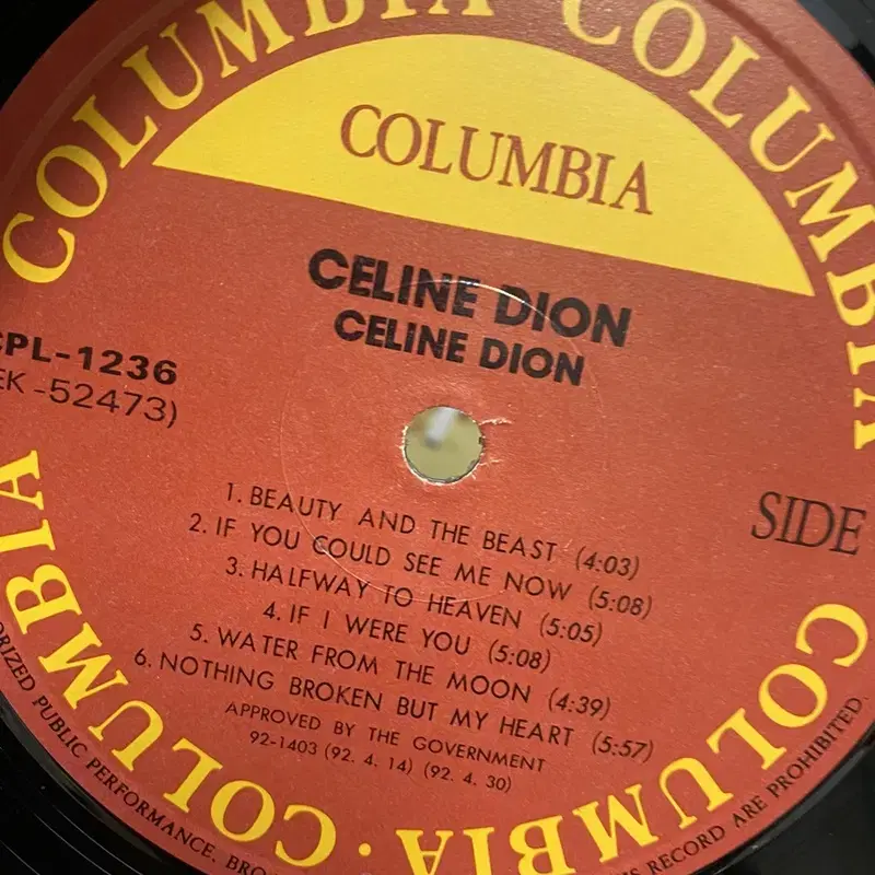 CELINE DION  LP / AA4688