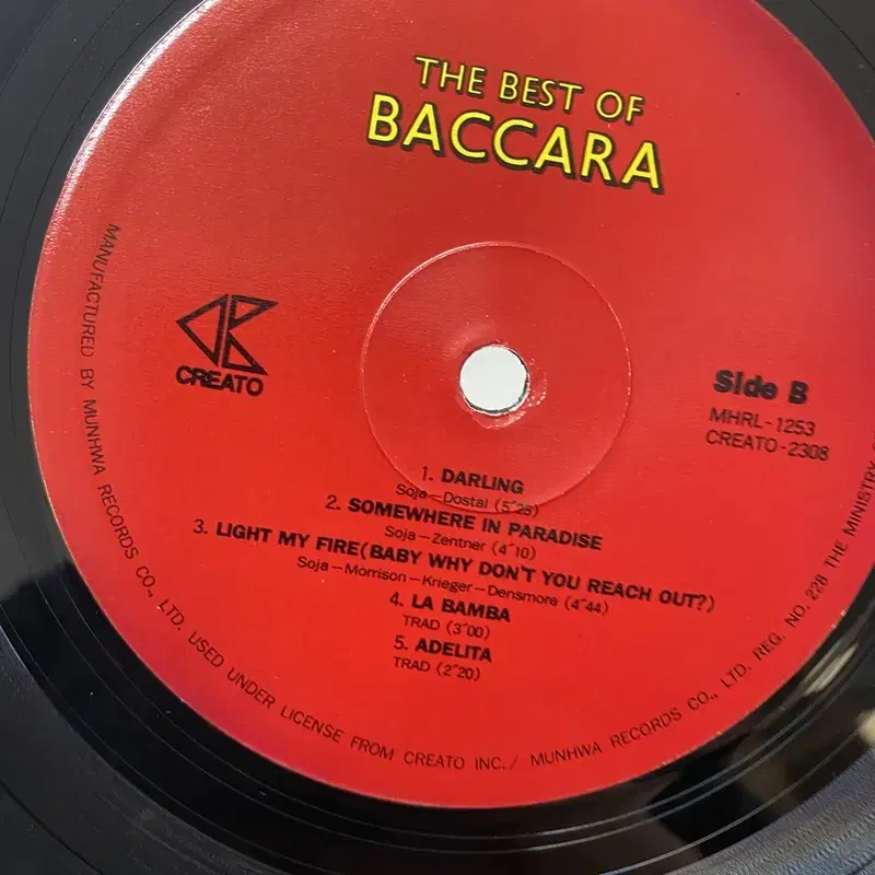 BACCARA BEST LP / AA6453