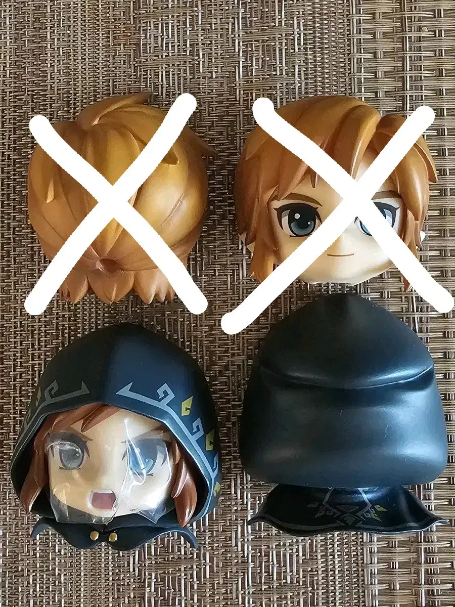 The Legend of Zelda Link Nendoroid Head Parts