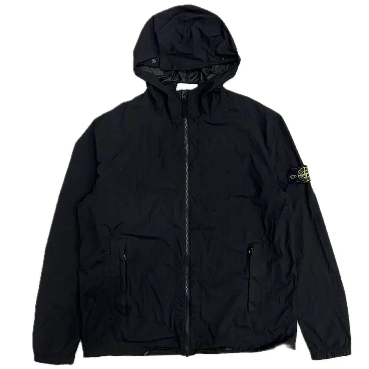 Stone Island Skintouch Windbreaker Hooded Zip-up Jacket size XLNeeds alterations