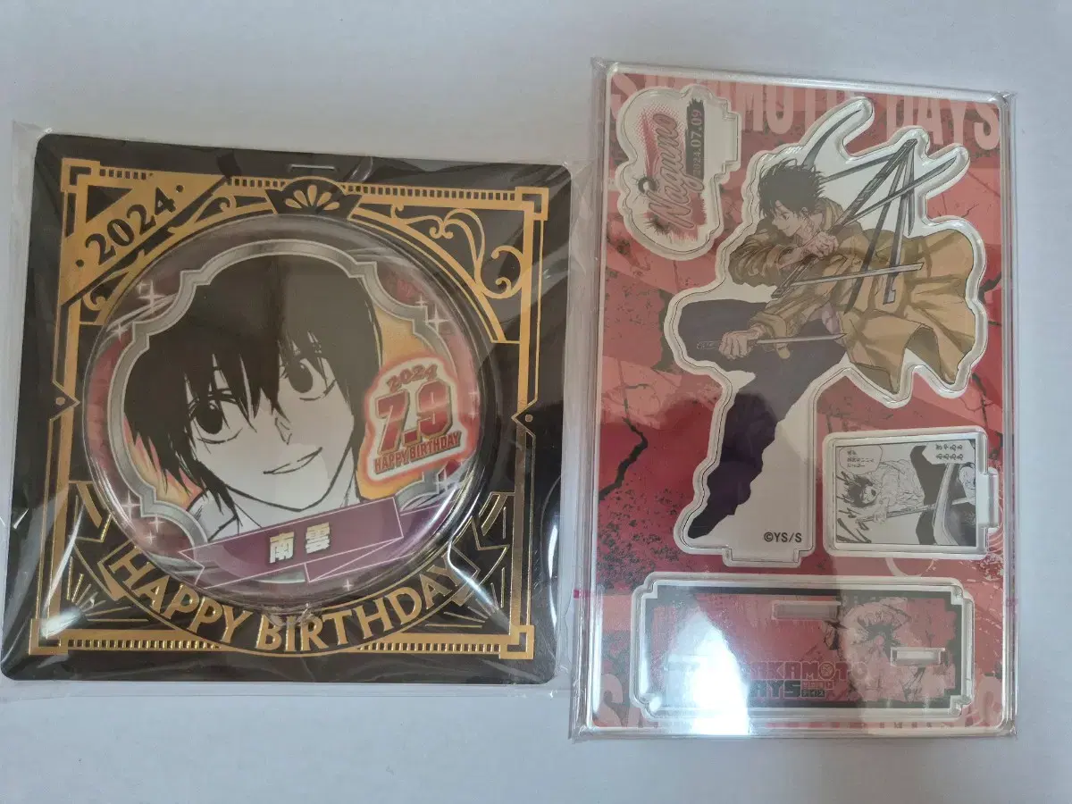 Sakamoto Days Sakaday 2024 Nagumo Diorama, Can Badge Set Unsealed