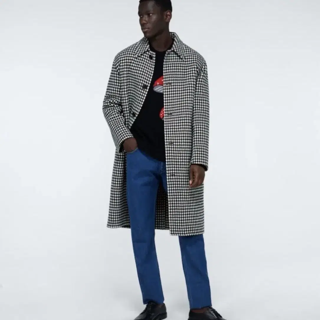 JW ANDERSON Pied de Poule carcoat