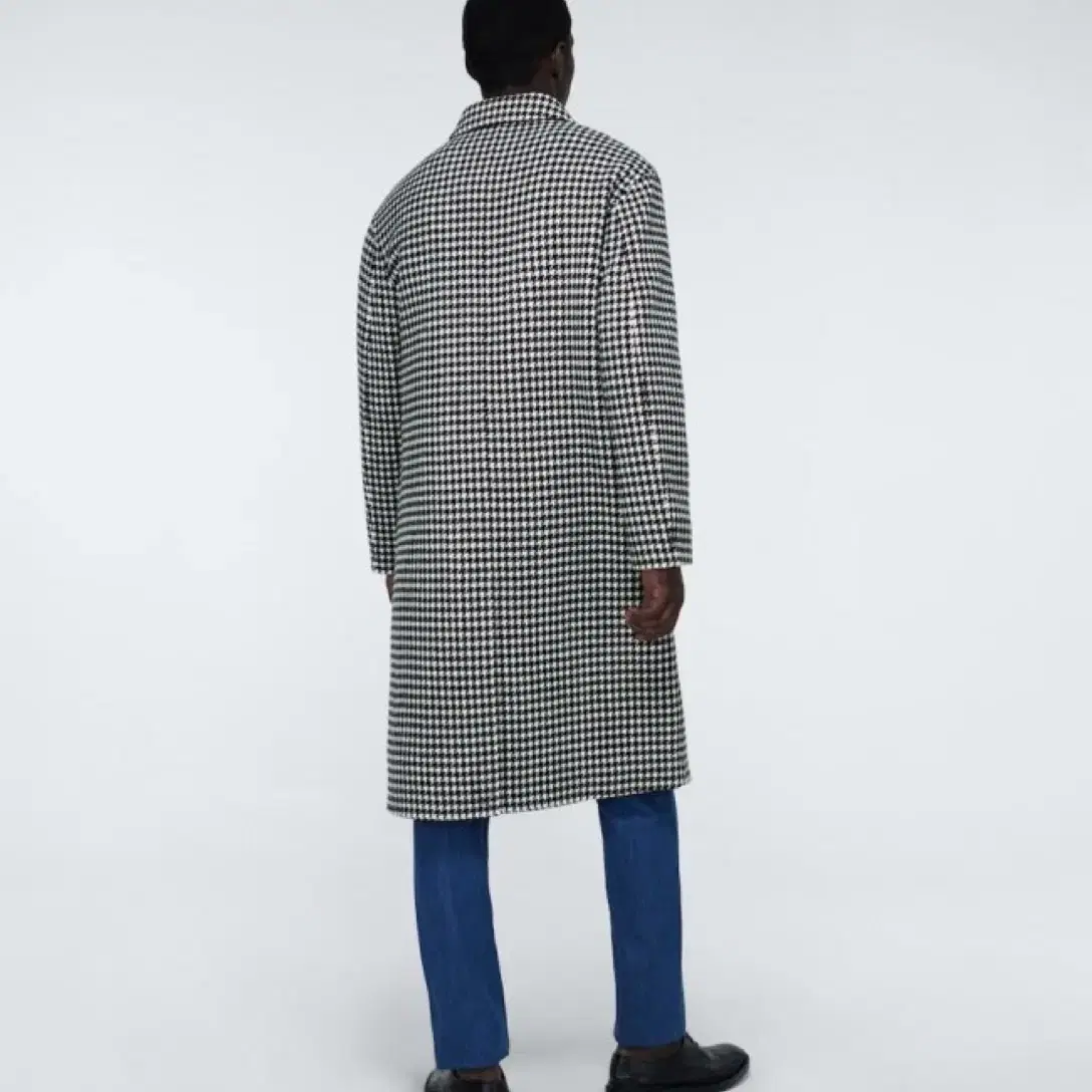 JW ANDERSON Pied de Poule carcoat