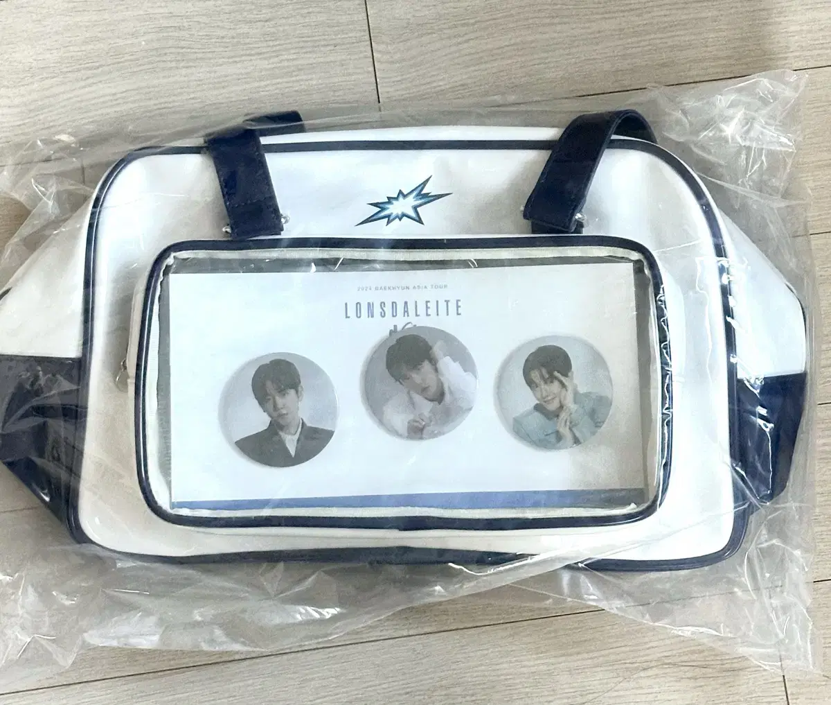 Exo baekhyun Lonsdalite Dot Bag Collectible Bag