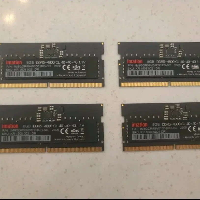 미사용 새제품) DDR5 8GBx2 16GB 노트북 램 판매 합니다