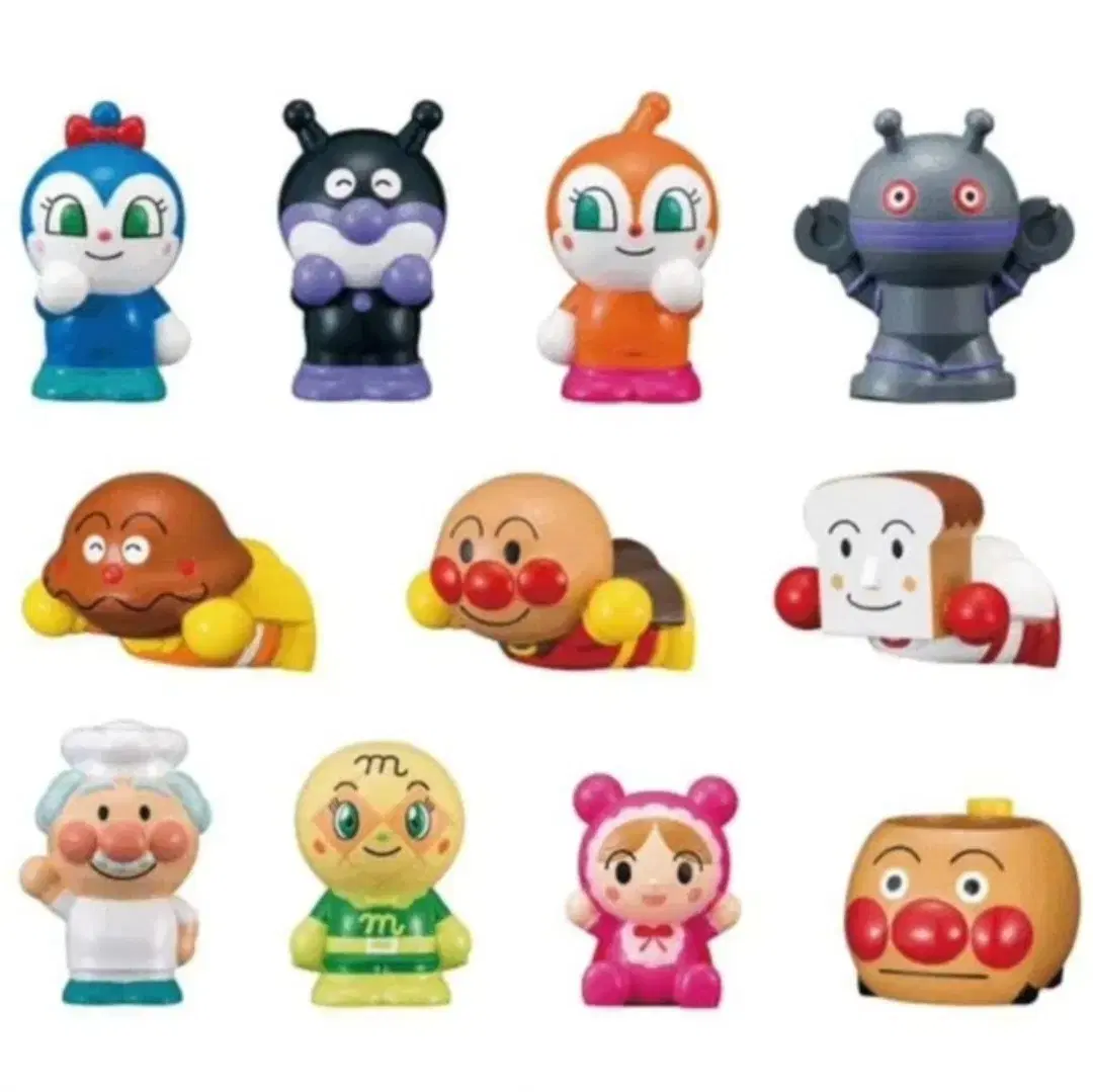 (Genuine) Anpanman 11 Piece Finger Figure Set