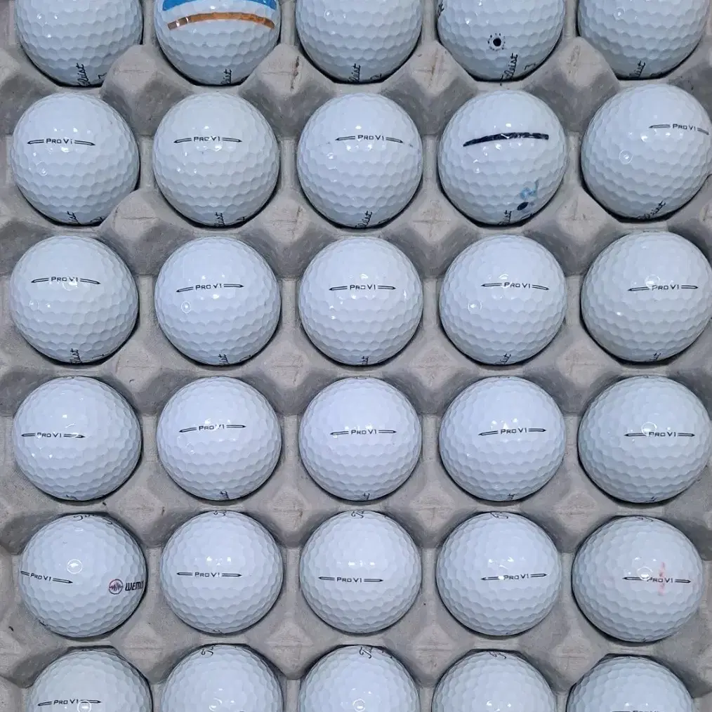 신형 타이틀리스트 PROV1 A급 로스트볼 골프공 60개