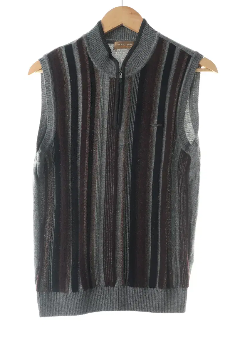 (M) Parkland knit vest vest gray wool vahn-10600